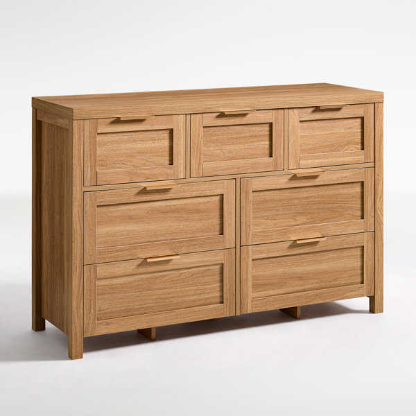 Allenside 7 Drawer Dresser Gracie Oaks Color Natural Oak